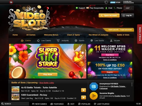 Videoslots.com 28.01.2026. hp 