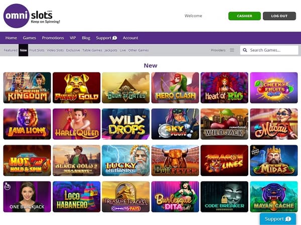 Omni Slots 12.08.2021. lobby 