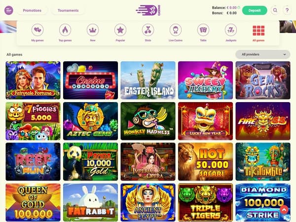 YoYo Casino 29.06.2021. lobby 