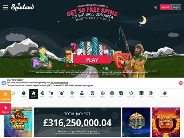 Spinland Casino 19.01.2026. hp 