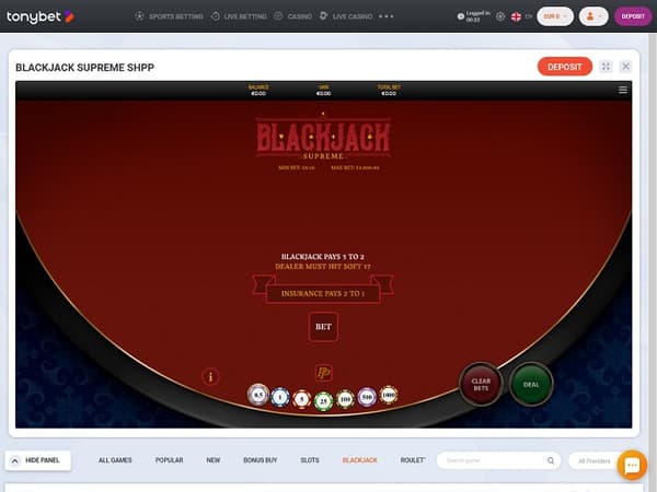 TonyBet Casino 31.05.2021. Game 3 