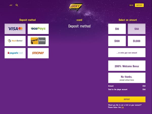 LuckyCasino 05.03.2021. bank 