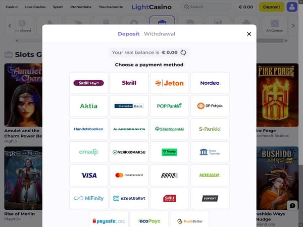 LightCasino 28.06.2022. bank 