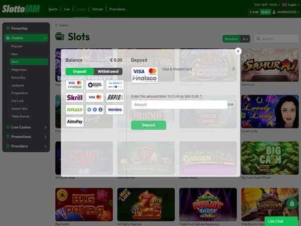 SlottoJam Casino 18.12.2025. Bank 