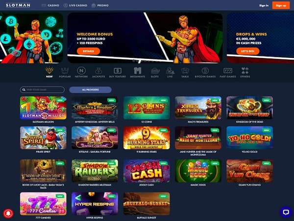 Slotman Casino 25.04.2023. Hp 