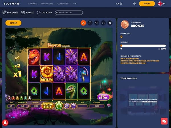 Slotman Casino 22.09.2021. Game 2 
