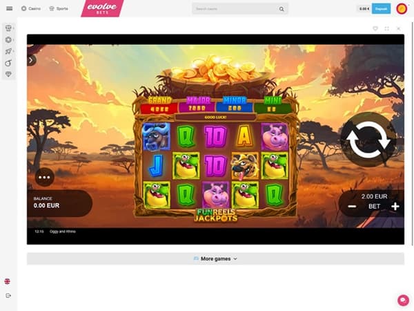 Evolvebets Casino 31.07.2025. Game1 