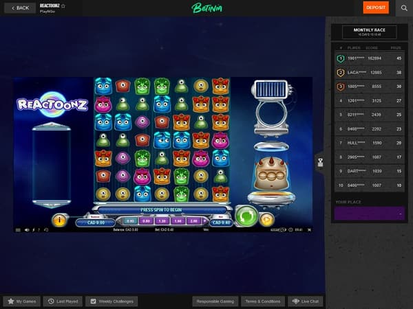 Betinia Casino Game1 