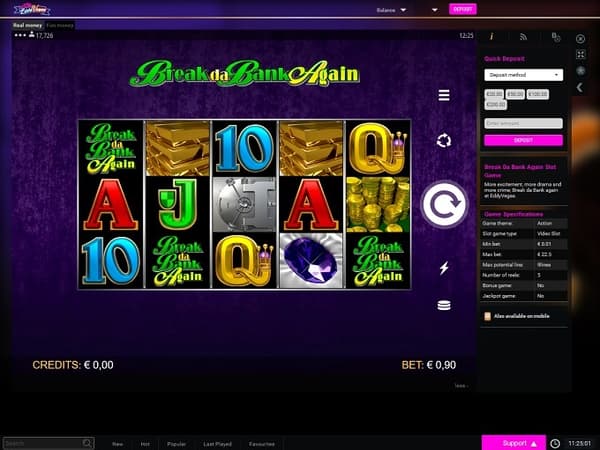 Eddy Vegas Casino 11.03.2022. Game1 