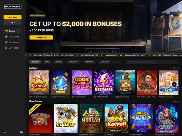 High Roller Casino 15.09.2025. Hp 