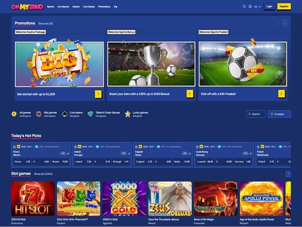 OhMyZino Casino 13.11.2025. hp 