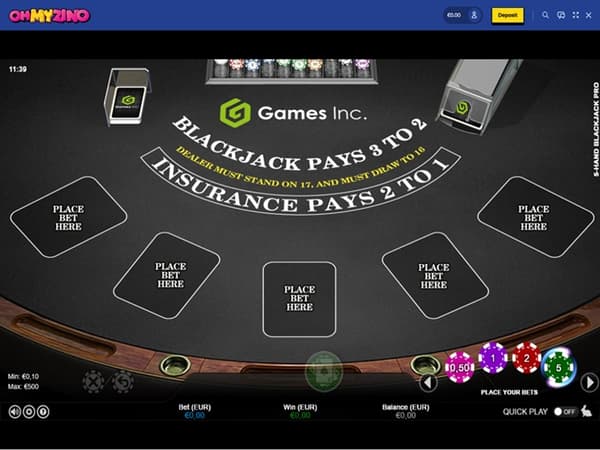 OhMyZino Casino 13.11.2025. Game 3 