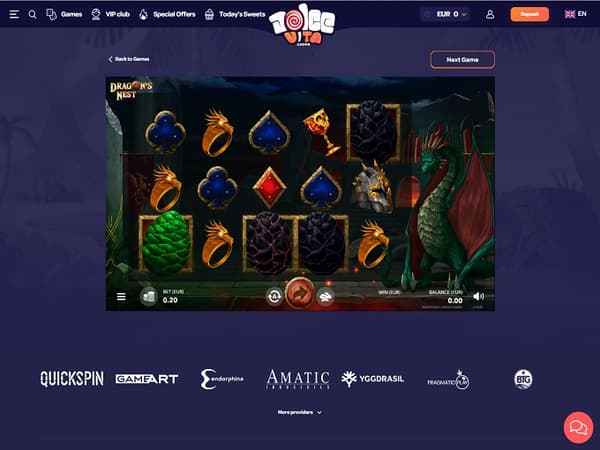 Dolcevita Casino 20.04.2022. Game1 