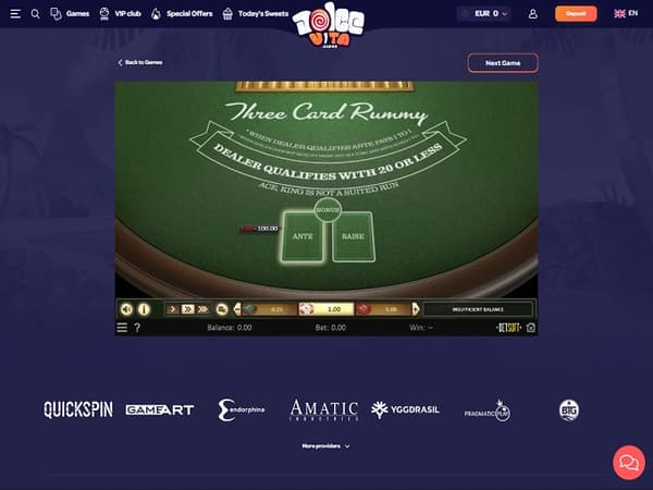 Dolcevita Casino 20.04.2022. Game3 