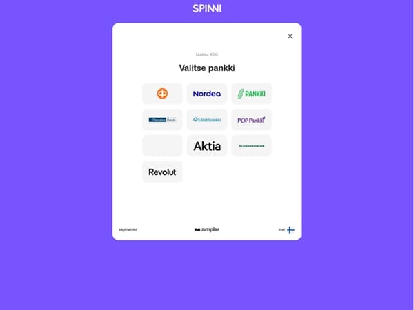 Spinni Casino 08.10.2025. bank 