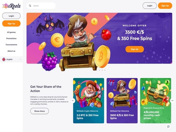 BitReels Casino 31.03.2023. Hp 