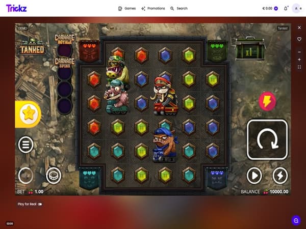 Trickz Casino 10.12.2025. Game1 