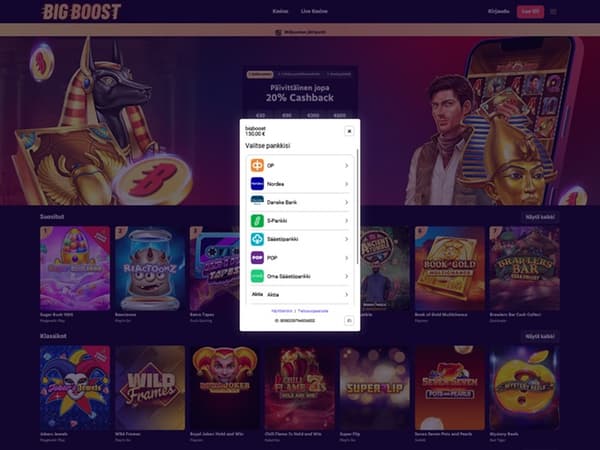 BigBoost Casino 28.10.2025. Bank 