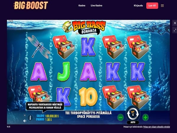 BigBoost Casino 15.09.2023. Game1 