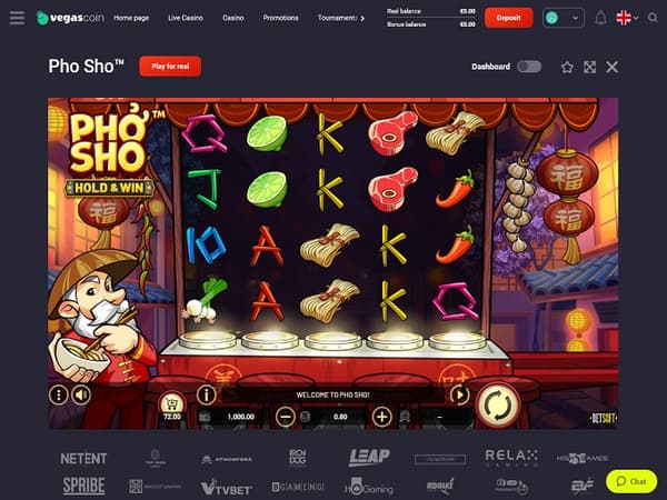 VegasCoin Casino 05.10.2023. Game2 