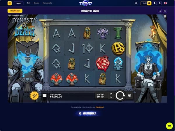 Trino Casino 09.06.2026. Game 1 