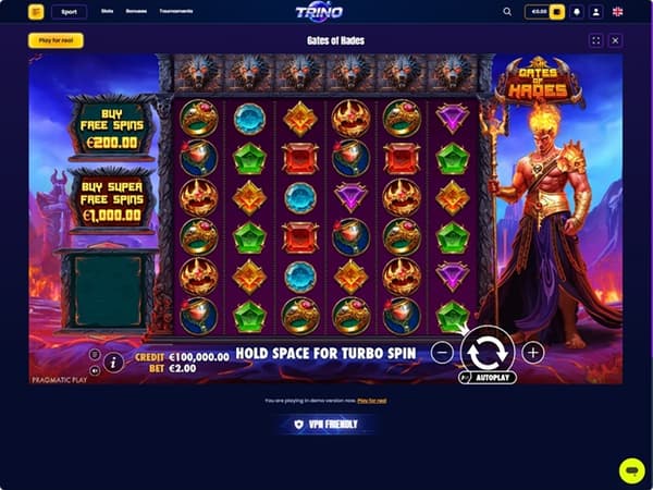 Trino Casino 09.06.2026. Game 2 