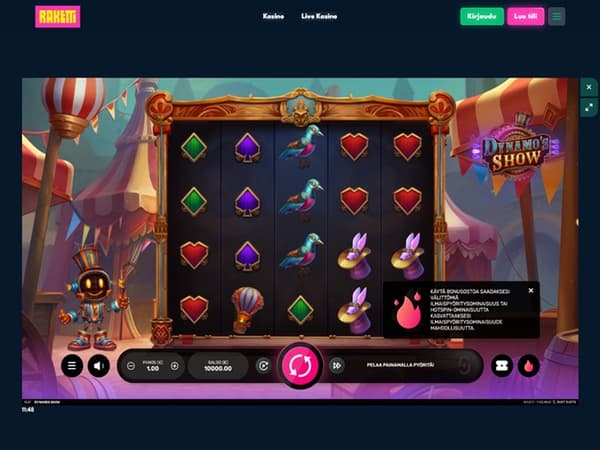 Raketti Casino 19.12.2025. Game 2 