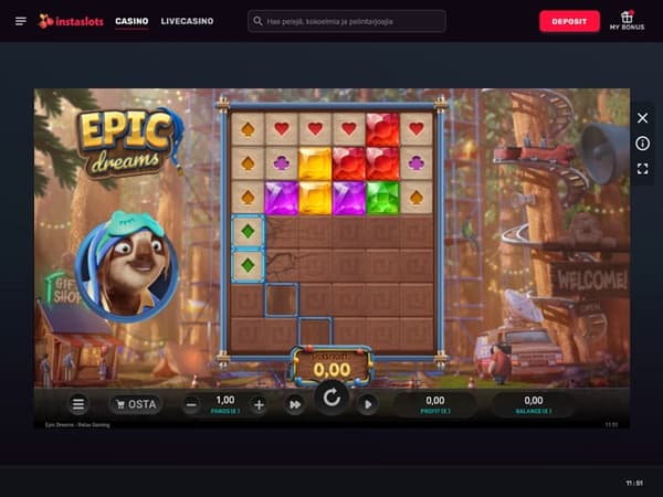 instaslots Casino 15.05.2024. Game1 