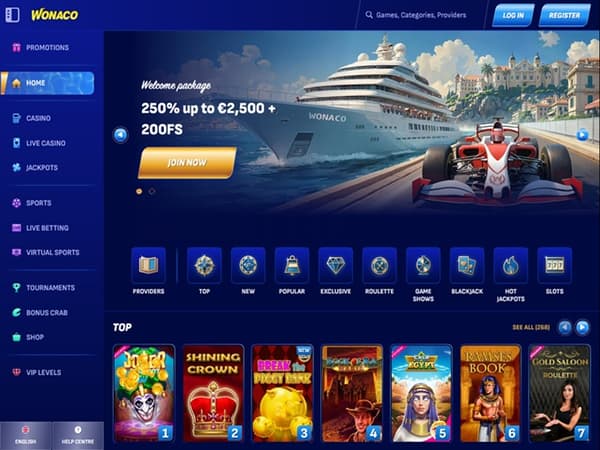 Wonaco Casino 08.05.2025. Hp 