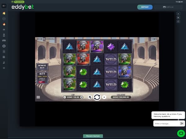 EddyBet Casino 07.11.2024. Game1 