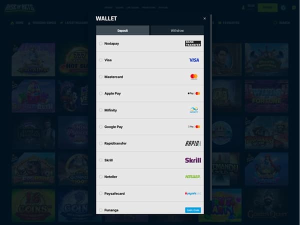Rise of Bets Casino 26.12.2025. bank 