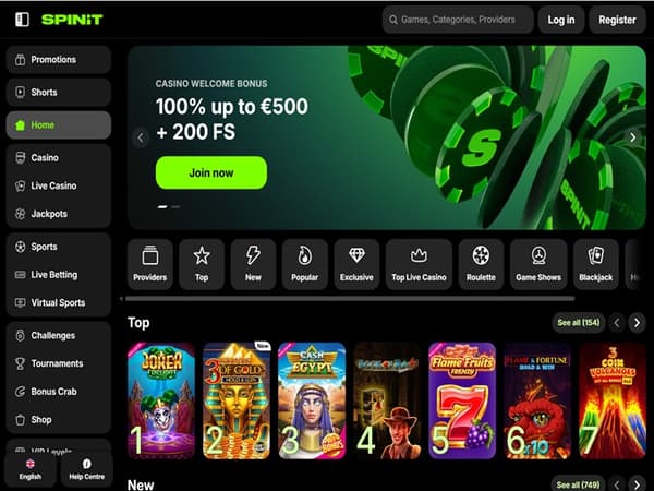 Spinit Casino hp 