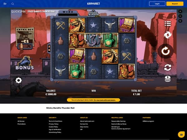 KarhuBet Casino 20.10.2025. Game1 