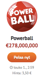 Powerball lotto on maailman suurin lottopeli