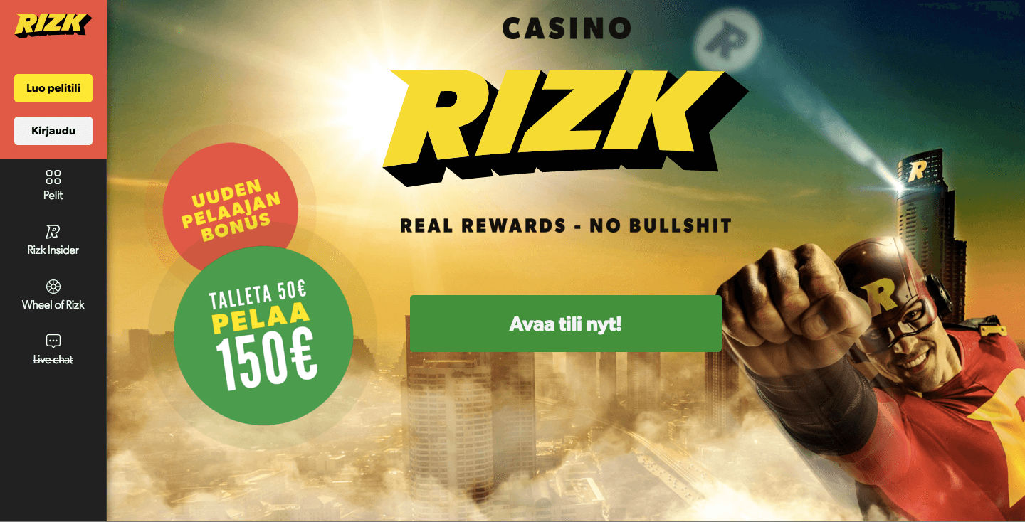 Nettikasino tarjoukset - Parhaat kasinotarjoukset-Rizk.com Nettikasino tarjoukset - Parhaat kasinotarjoukset-Rizk.com