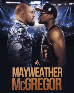McGregor vs. Mayweather ottelu ja kertoimet