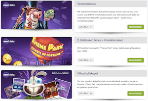 Omnislots casino bonukset ja tarjoukset