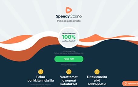 Speedy casino kokemuksia ja arvostelu